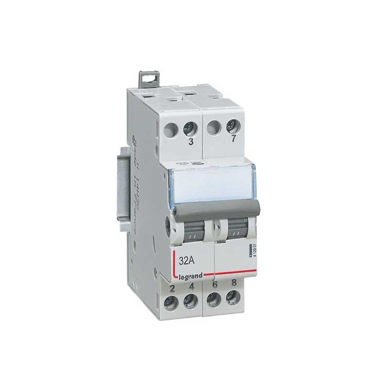 Legrand 412901 Dx3 Changeover Switch DP 2 Way 400V Ac