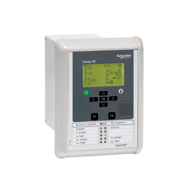 Schneider VAMP 50 PowerLogic Overcurrent and Earth Fault Protection Relay
